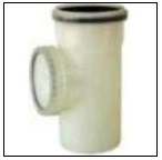 HELUZ T-kus kontrolní, průměr 125mm HGS125